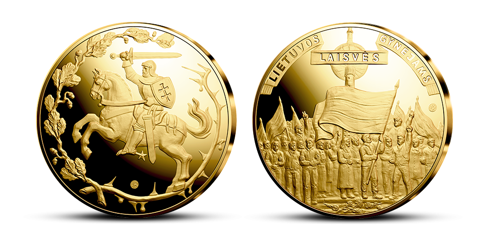   Paauksuotas medalis Lietuvos laisvės gynėjams